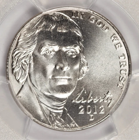 2012-D Jefferson Nickel PCGS MS68FS Finest Known Full Steps! Registry!  #CSV5 Cover