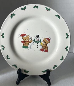 Studio Nova Beary Christmas 10.5” Dinner Plate #MZ 496 - Picture 1 of 5