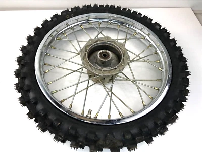 99 radios buje llanta trasera Kawasaki KX60 KX 60 OEM 14" Foto 1 de 4