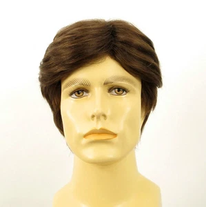 Perruque homme 100% cheveux naturel châtain clair ref BERNARD 8 - Imagen 1 de 8