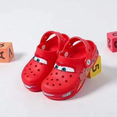 Lightning McQueen Crocs Clogs Kinder Unisex Lightning McQueen Light Up Crocs Clog