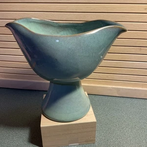 Vintage Graceton Keramik Füllhorn Vase blau - Bild 1 von 7