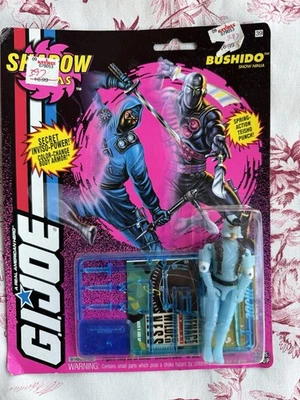 Figura de acción GI Joe Shadow Ninjas Bushido Snow Ninja de colección 1993 nueva sin usar, en caja Foto 1 de 4