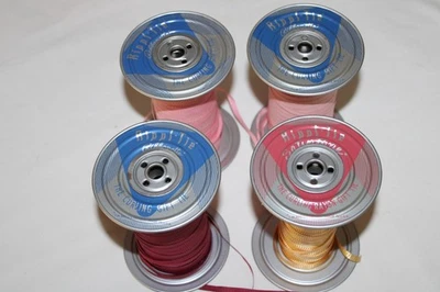 Cinta Rippl-Tie - La corbata de regalo rizado - Cinta de regalo vintage - Lote de 4 Foto 1 de 3