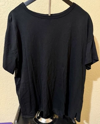 Camisa Maurices 24/7 Mujer Talla XXL Negra Manga Corta Camiseta Foto 1 de 4