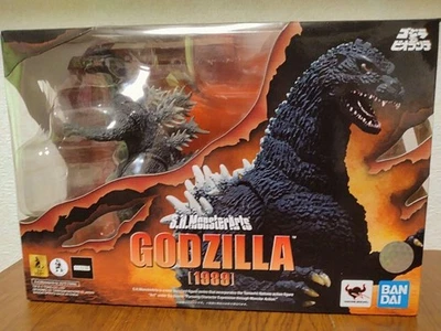 [USED] BANDAI S.H.MonsterArts Godzilla 1989 Godzilla vs. Biollante Action Figure - Image 1 of 4