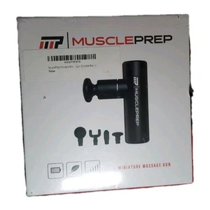 MusclePrep Portable Mini Massage Gun - Rechargeable Quiet Muscle Massage Gun NEW - Picture 1 of 9