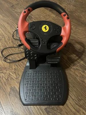 Thrustmaster Ferrari Red Legend Edition Racing Wheel/Pedals for PC & PS3 - Image 1 of 4
