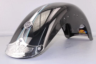 NO DENT 2008 Harley Softail Fat Boy Front Fender VIVID BLACK / ANNIVERSARY - Image 1 of 4