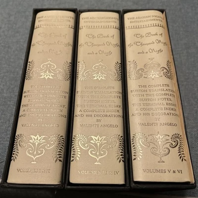 Arabian Night Three Volume 1962 Heritage Press Hardcover With Slipcase Foto 1 de 4