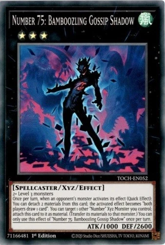 Number 75: Bamboozling Gossip Shadow - TOCH-EN052 - Super Rare - 1st Edition Nea - Image 1 of 1