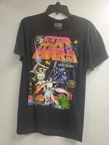 STAR WARS T-SHIRT MAD Engine BIG LOGO comic book ADULT Small 34-36 - Picture 1 of 3