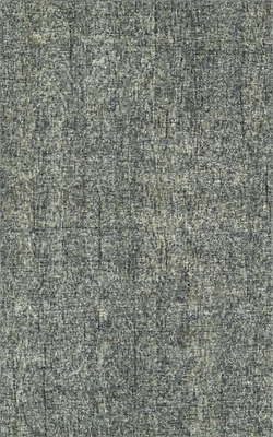 2x8 Dalyn Blue Solid Monochrome Mottled Wool Runner CS5 - Aprx 2' 3" x 7' 6" - Image 1 of 2