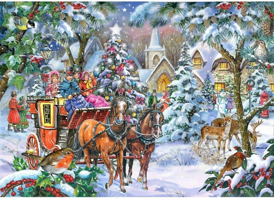 House of Puzzles "Coach Party"  1000pc Jigsaw Puzzle - Image 1 of 1