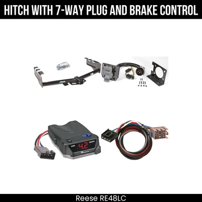 Hitch Tow PKG+ 制动控制 适用于 99-13 Silverado Sierra 1500 HD 2500LD 经典 — 第 1/4 张图片