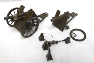 Britains Ltd, 1930s - 1960s painted cast metal Field Guns and Sound Detection - Picture 1 of 24