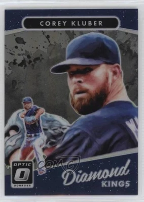 2017 Panini Donruss Optic Diamond Kings Black Prizm /25 Corey Kluber #8 - Image 1 of 2