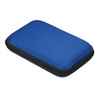Portable Memory Battery Bag Shockproof Carrying Case for USB Cabe Blue