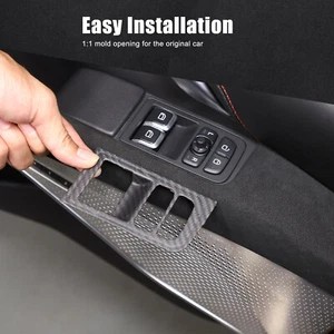 Dry Carbon For Lotus EMIRA 2021-2023 Car Window Glass Lift Switch Frame Cover - Picture 1 of 12