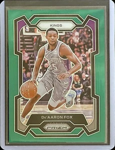 De'Aaron Fox - 2023-24 Panini Prizm Basketball - Green Prizm #6 - Bild 1 von 1