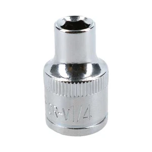 Toma de transmisión superficial de 1/4"" Imperial 6 puntos 3/8"" SAE AF cromo acero vanadio - Imagen 1 de 3
