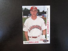 2001 Grandstand Jamestown Jammers Greg Miller Card (B60) Atlanta Braves