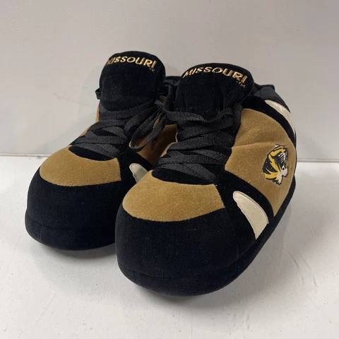Missouri Tigers Comfy Feet Sneaker Slippers Size Large Wmns 8-10 Mens 7-9 Used?? Cover
