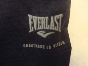 Everlast apparel black polyester t-shirt size S - Picture 1 of 2