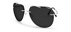 Silhouette NASH TMA COLLECTION 8744 SILVER/GREY 61/15/145 unisex Sunglasses