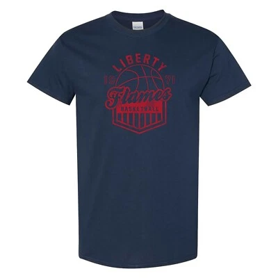Liberty Flames Basketball Shield T Shirt - Image 1 of 4