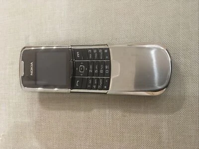 TELEFONO CELLULARE NOKIA 8800 GSM ARGENTO SILVER BLUETOOTH LUXURY PHONE- - Immagine 1 di 2