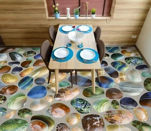 3D Stone Pattern 56RAI74 Floor WallPaper Murals Wall Print Decal AJ WALL Fay - Picture 1 of 5