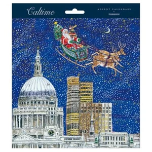 Christmas Delivery Father Christmas Over London Caltime Advent Calendar 213x213 - Picture 1 of 1