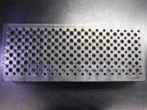 8" x 19.5" Aluminum Drilled & Tapped Sub Plate For Chick Tombstone 156-0033-107  - Picture 1 of 4