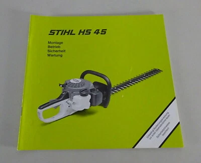 Betriebsanleitung / Handbuch Stihl Heckschere HS 45 Stand 2001 - Bild 1 von 4