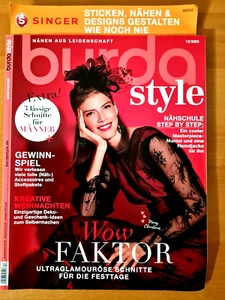 burda style "Wow FAKTOR" + Schnittmuster Ausgabe Dezember 12/2023