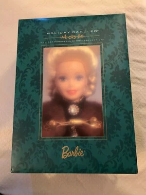 Barbie Holiday Caroler 1996 porcelana Foto 1 de 4