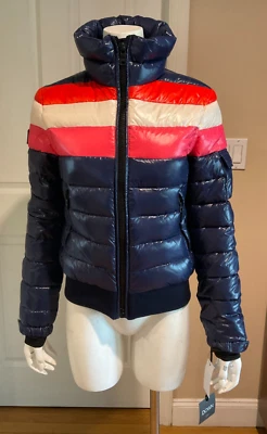 NUEVO CON ETIQUETAS SAM. Bombardero Starburst Down en Marina Talla M Foto 1 de 4