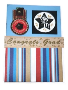 GRADUATION Greeting Card - CONGRATS GRAD WITH HONORS - Handmade A2 with Envelope - Picture 1 of 2