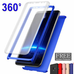 360° Full Cover Case With Screen Protector For Samsung Galaxy Note 8 S8 S9 S7