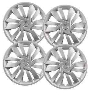 Set of (4) 15" Silver Hubcap Replacements for 1998-2003 Toyota Sienna - Picture 1 of 5