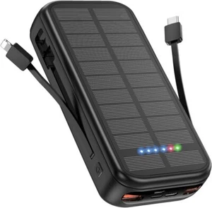 Powerbank 30000mAh 20W Ricarica Rapida Caricatore Portatile energia solare 4 ing - Bild 1 von 6