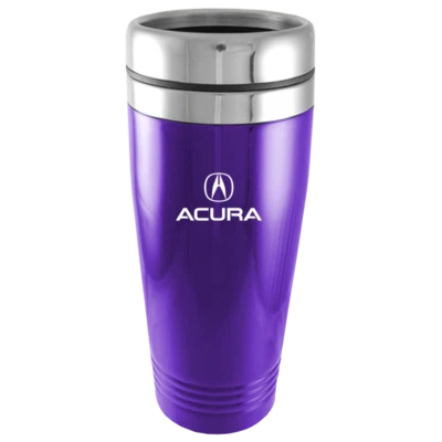 Acura ACU Logo 16oz Stainless Steel Tumbler Travel Mug Official Licensed Foto 1 de 4