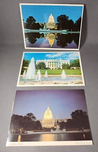 3 cartoline d'epoca ~ Fontana della Casa Bianca Stati Uniti Campidoglio Washington DC USA - Foto 1 di 2