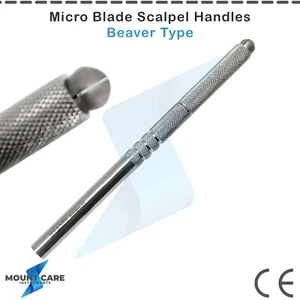Micro cuchilla dental mango de bisturí tipo castor microcirugía instrumentos de laboratorio - Imagen 1 de 3
