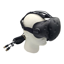 HTC Vive VR Virtual Reality Czarny zestaw słuchawkowy 1. generacji wsuwany z kablami
