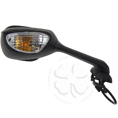Espejo retrovisor negro para Suzuki GSXR 600 750 2011-19 1000 vidrio lateral derecho Foto 1 de 3