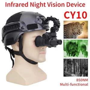 CY10 Helmet Night Vision Monocular 850nm HD IR WIFI Digital Hunting Night Vision - Picture 1 of 12