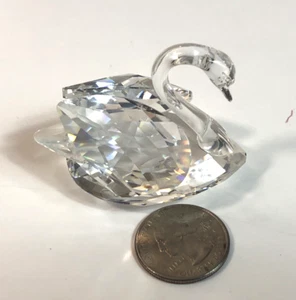 Swarovski 010006 Swan Medium Beauties of the Lake 1977 Retired Max Schreck - Picture 1 of 6