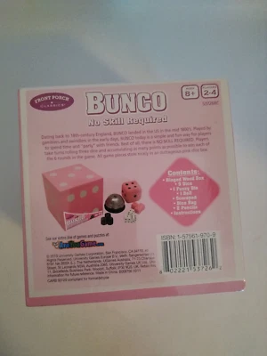 Bunco Game in Wooden Box, Sealed - Image 1 of 3